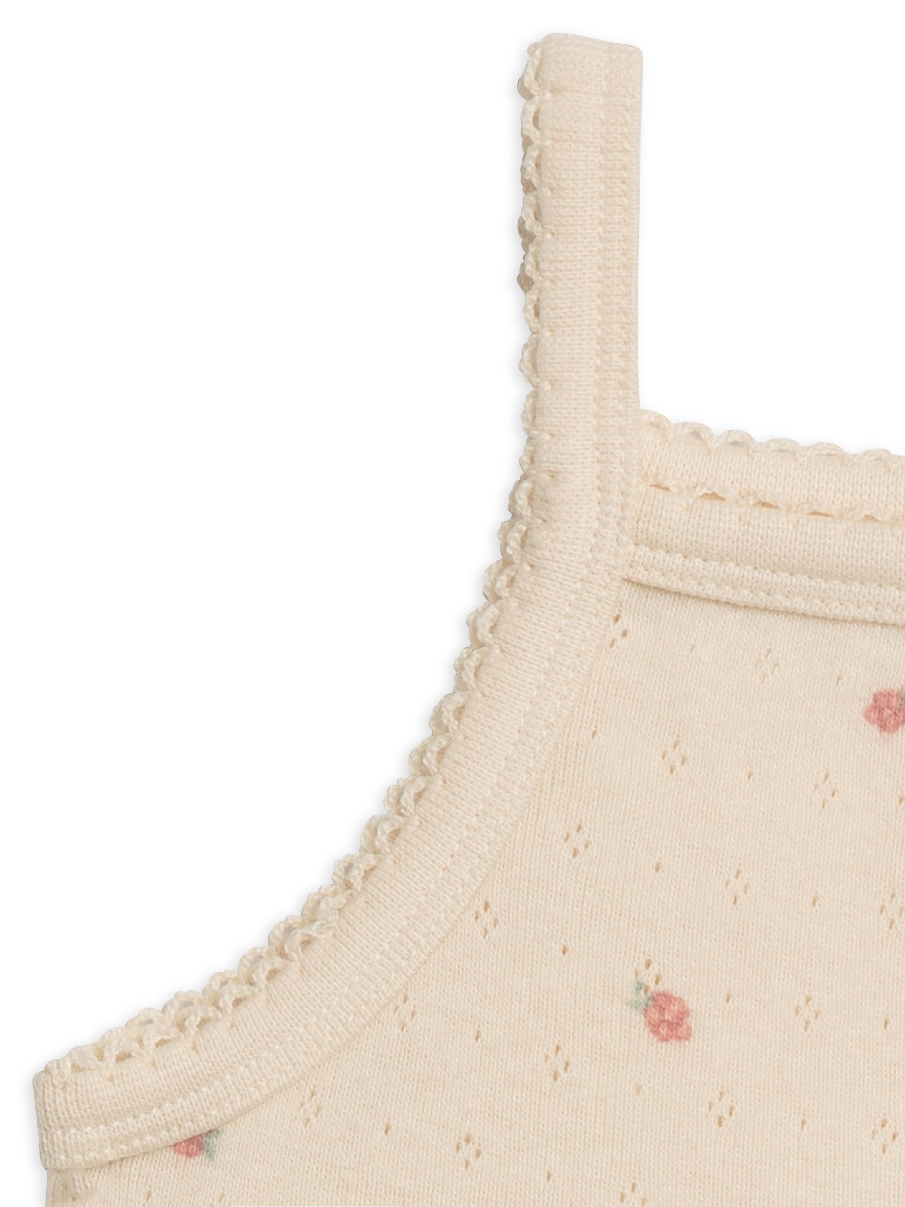 Organic Kids Belle Pointelle Tank Dress - Pia Floral