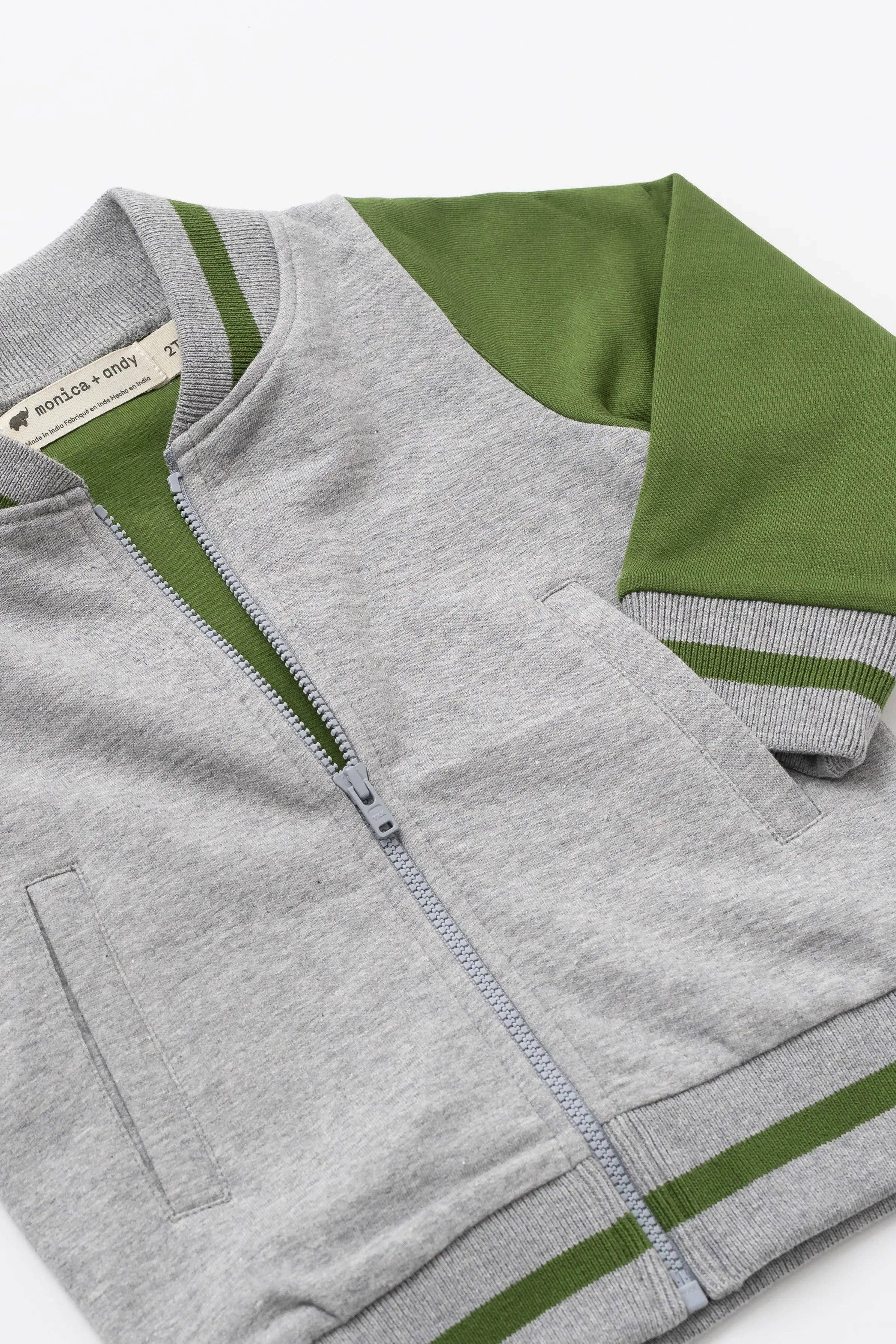 Back to School Zip Bomber Jacket_Primary Dinos: Primary Dinos