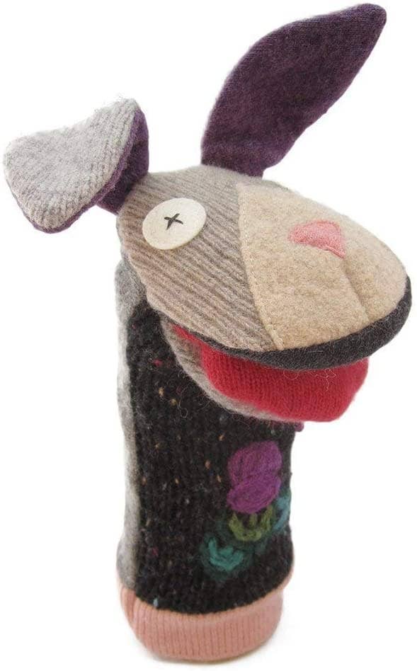 Cat Puppet | Reclaimed Wool: 12 inch height (30.5 cm). (Copy)