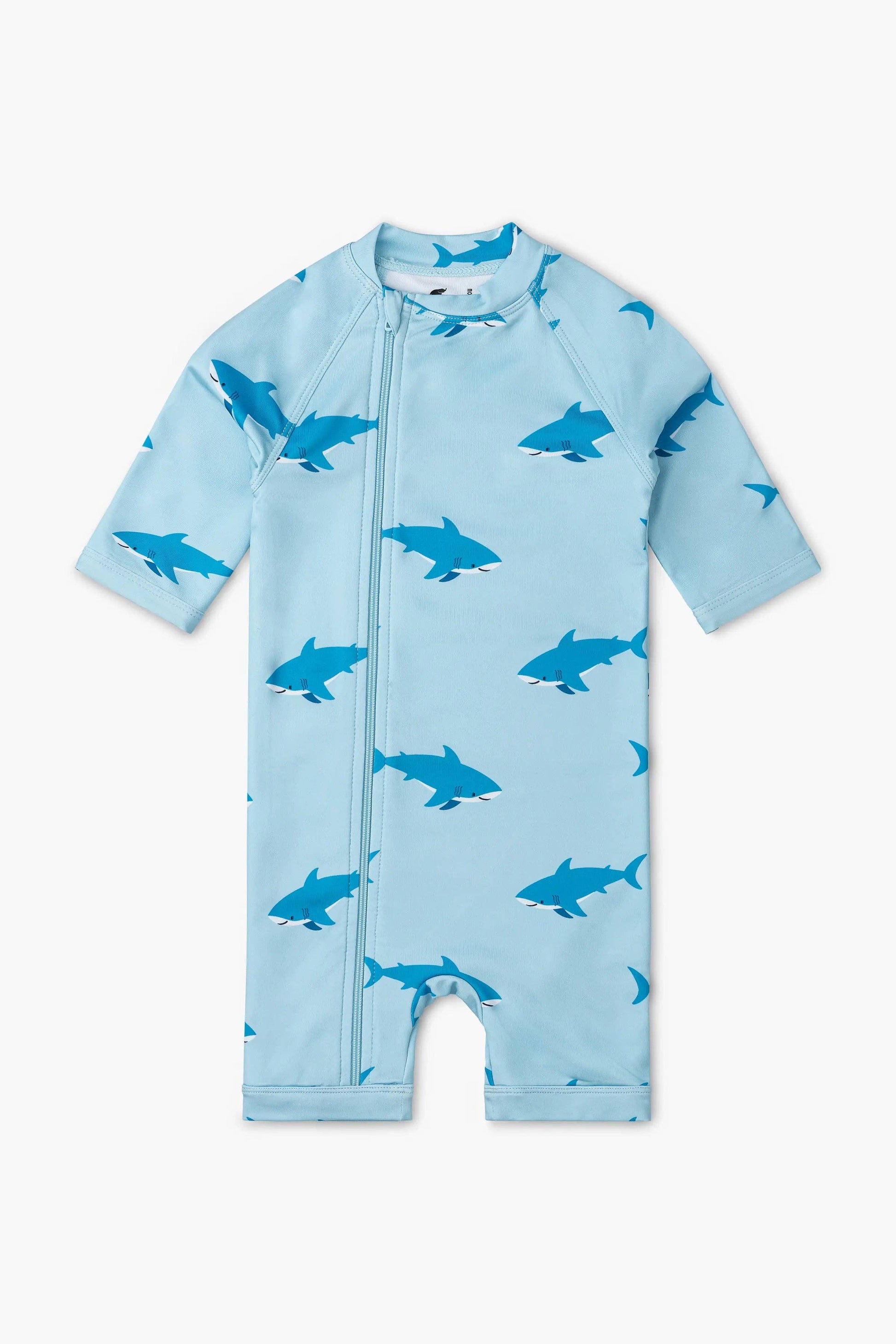 Maillot de bain une pièce long Rashguard_Swimming Sharks : Unisexe / Swimming Sharks / 18-24 m