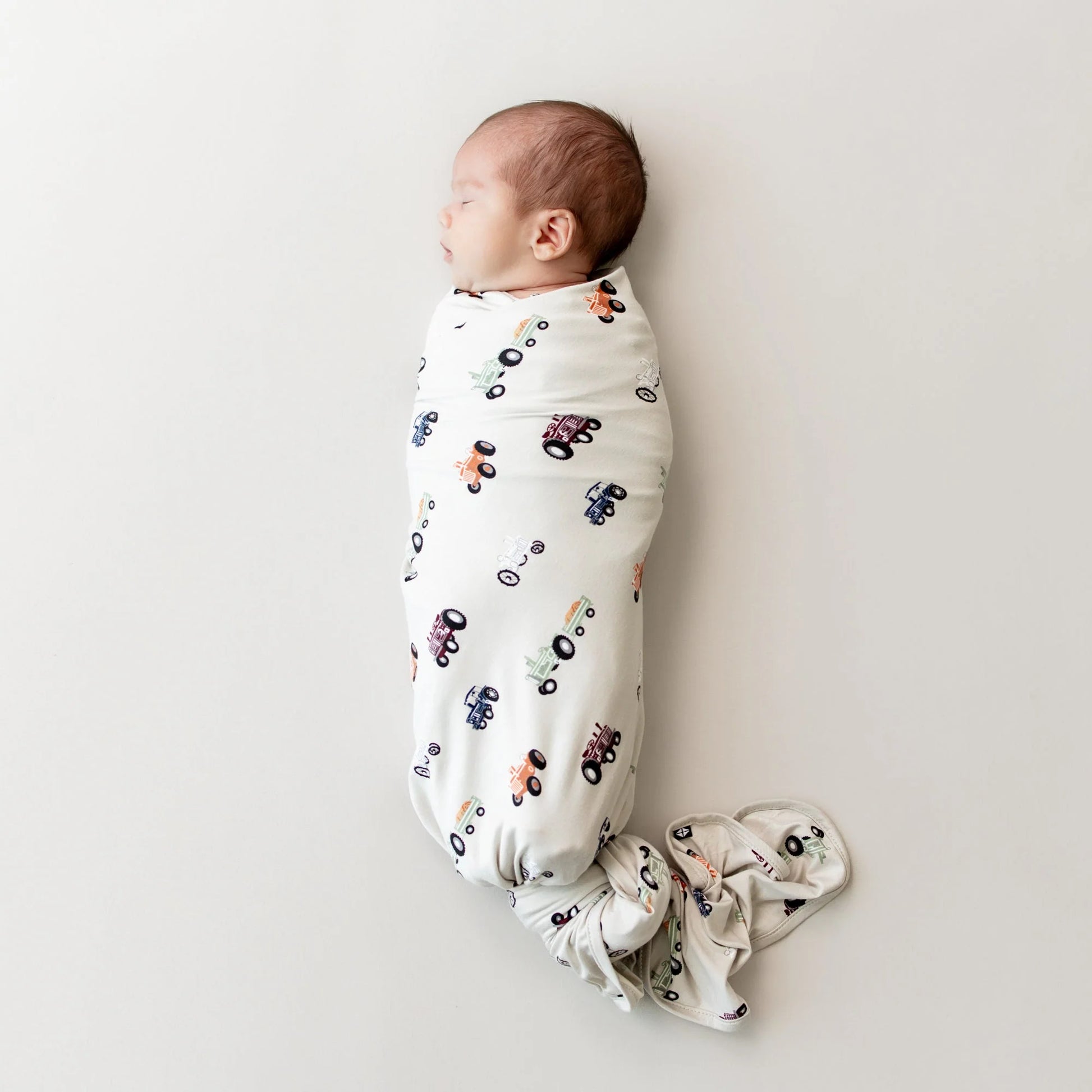 Tractor Swaddle Blanket
