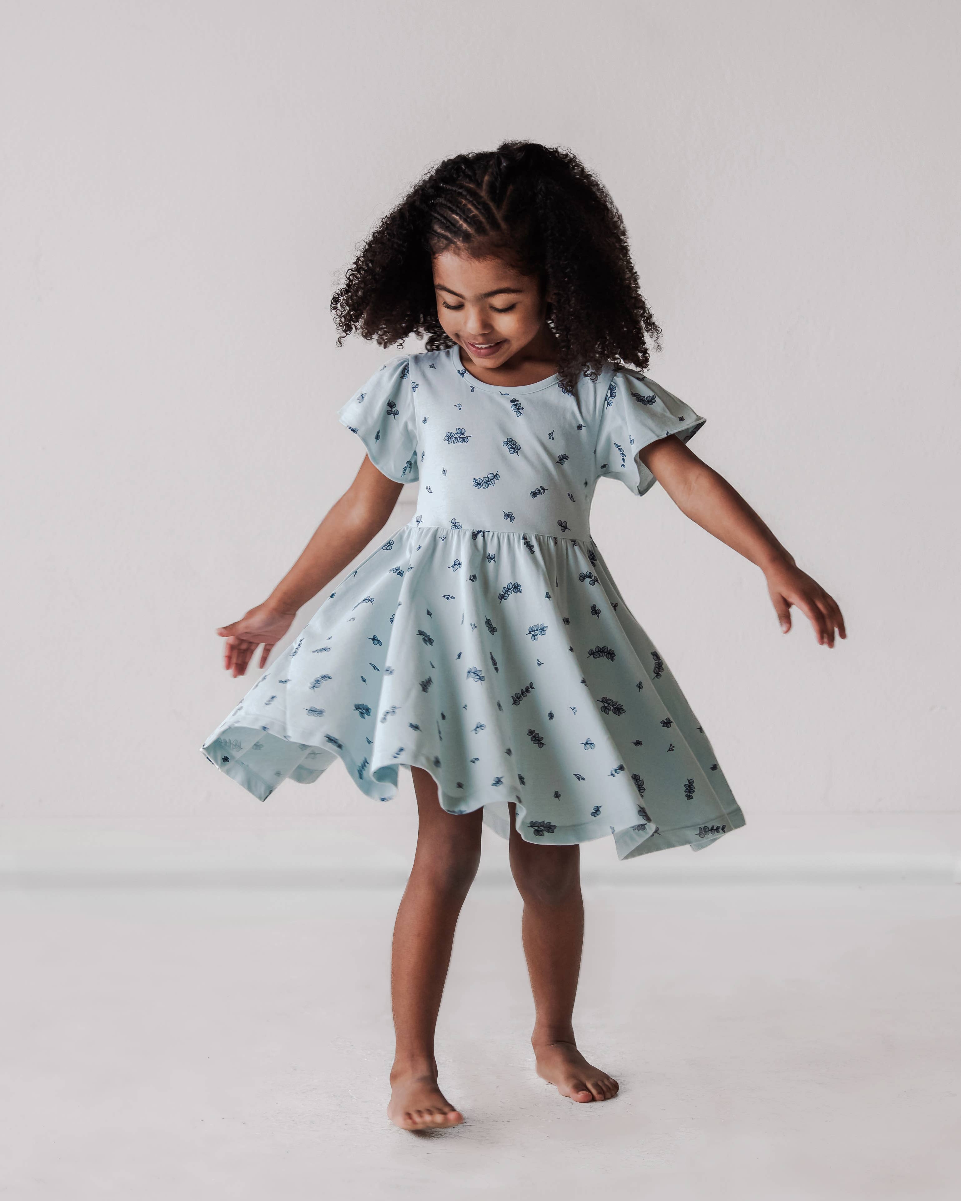 Twirl Dress- Eucalyptus