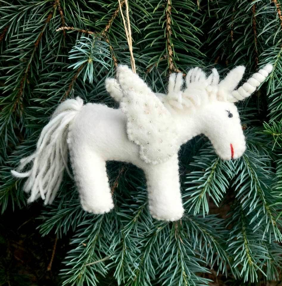 Ornament - White Unicorn