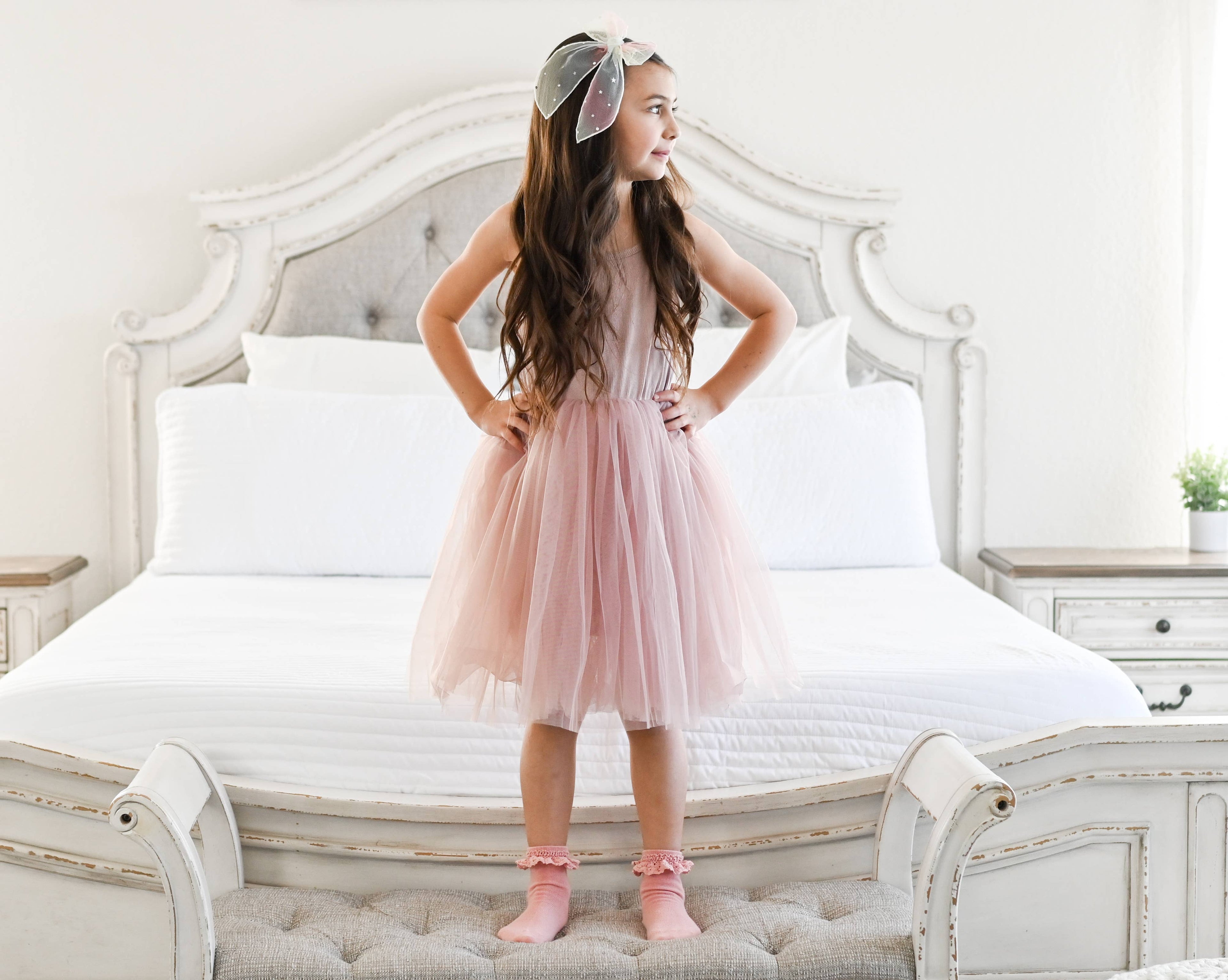 The Parker Dress - Blush Pink