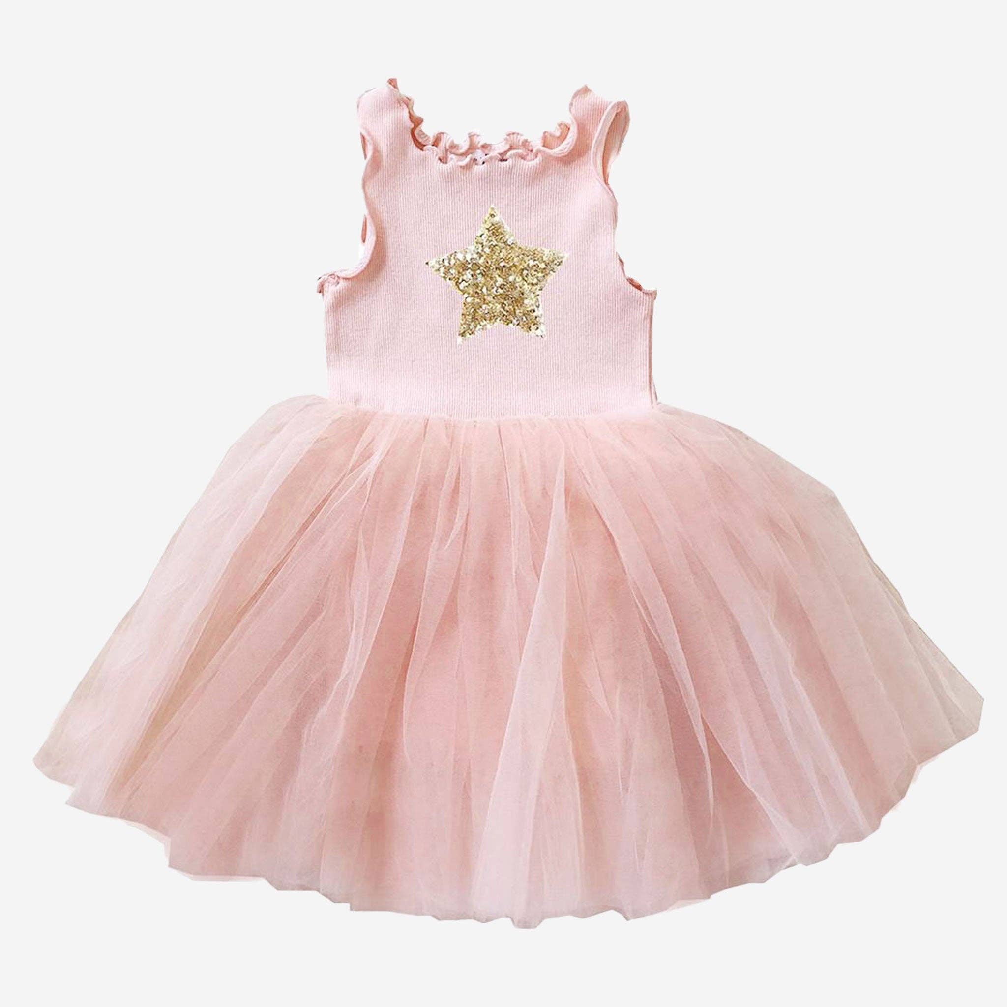 PH Star Tutu Dress: Pink