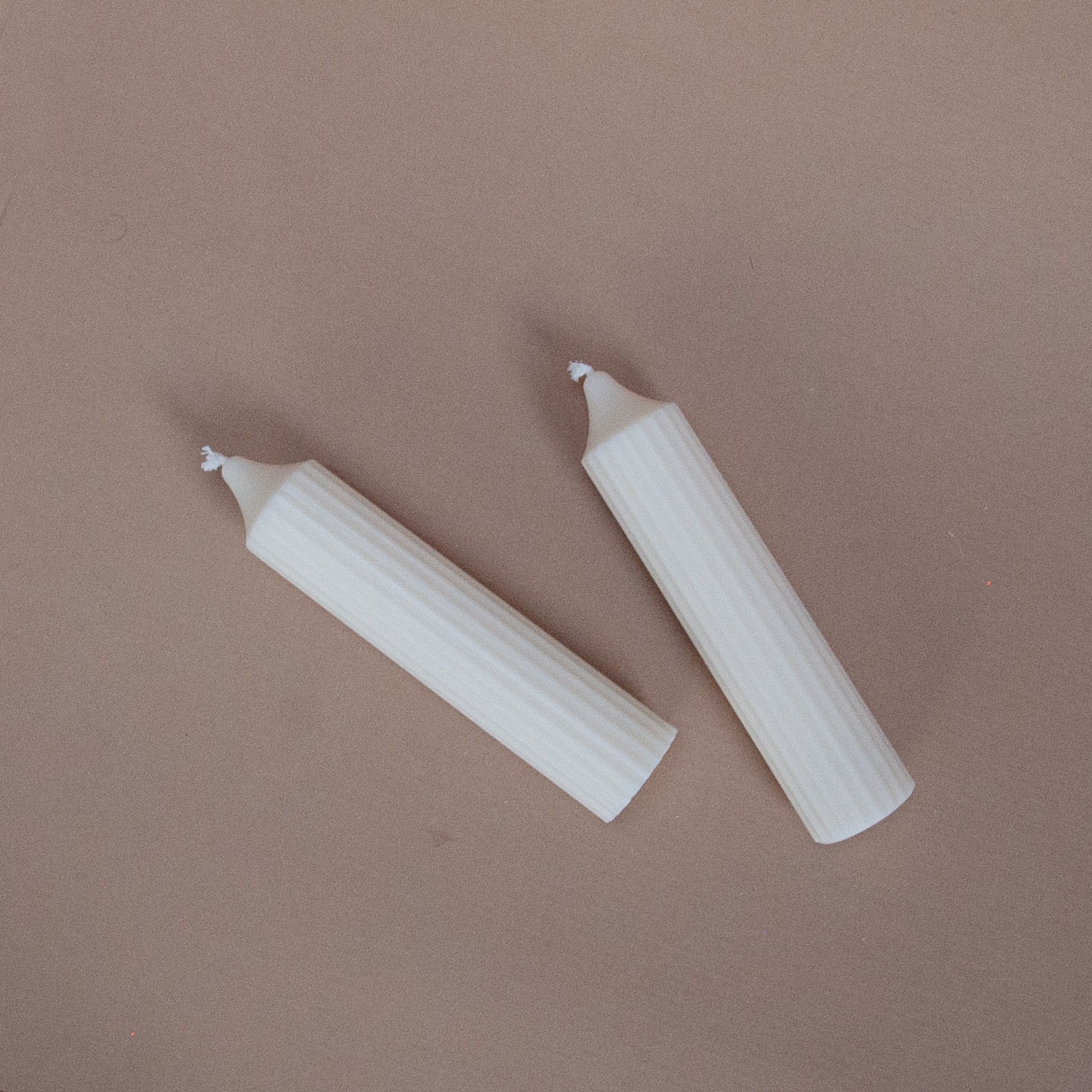 Oui - Ivory Pillar Candle Set-2 pack