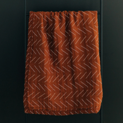 mebie baby - Rust Textiles Muslin Quilt