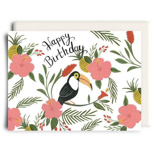 Toucan Birthday Greeting Card