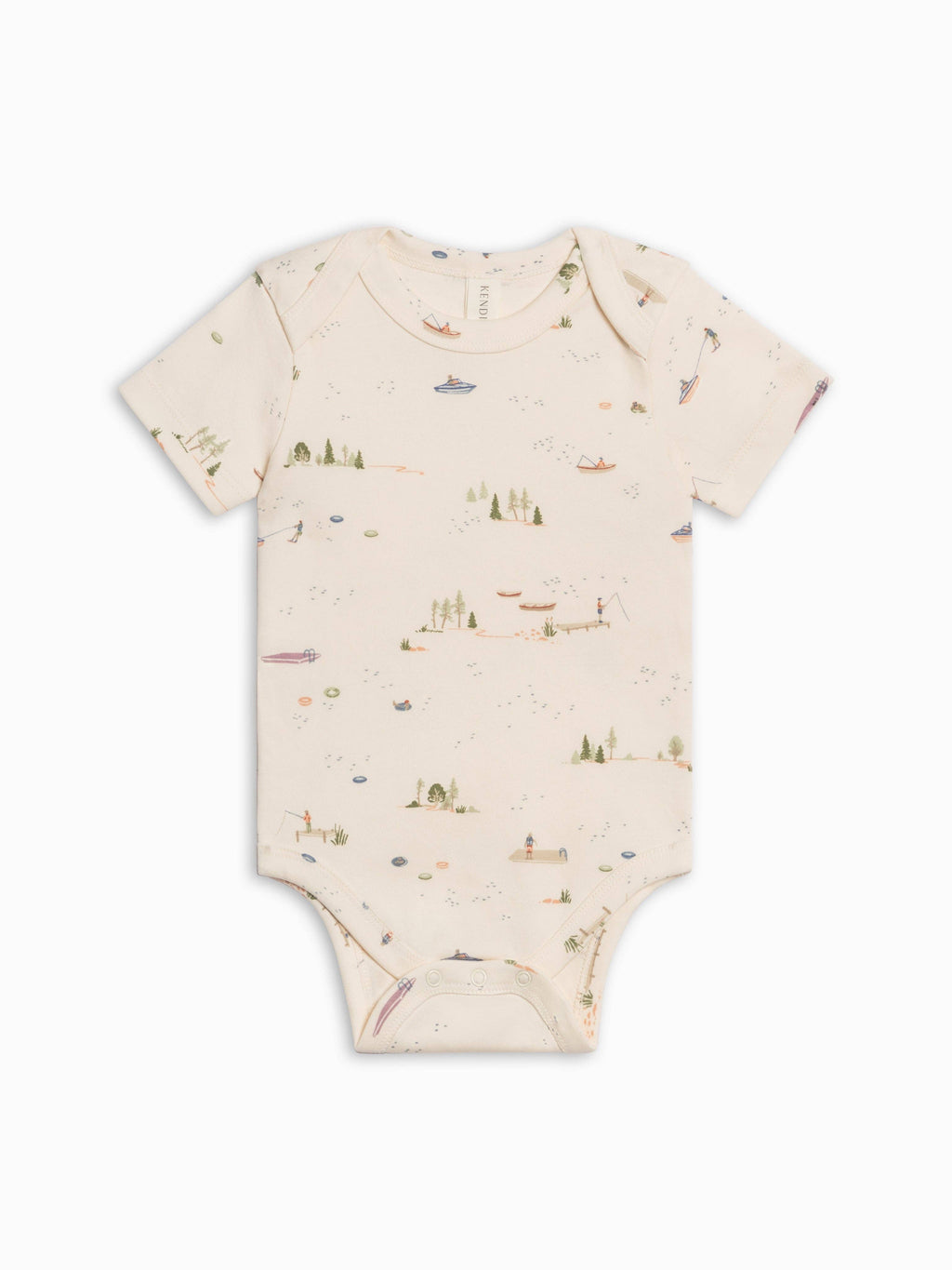 Afton Bodysuit - Lake / Barn + Mint
