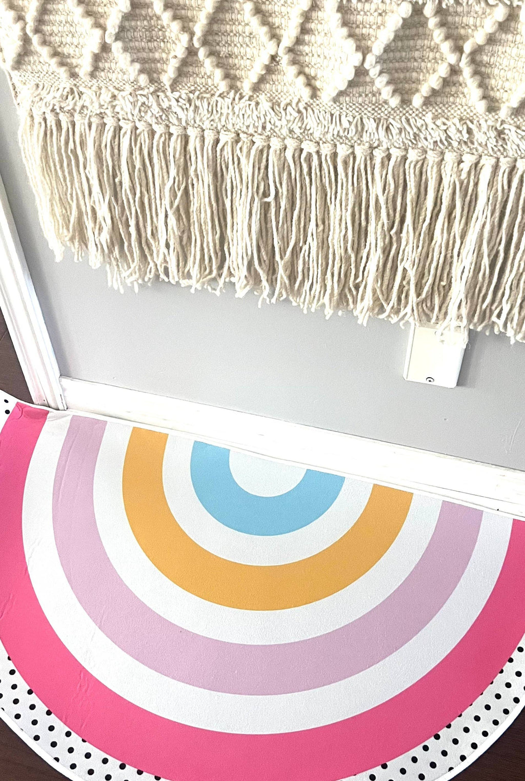 KIDS RAINBOW MAT-PLAYROOM MATS/NURSERY DECOR KIDS MATS
