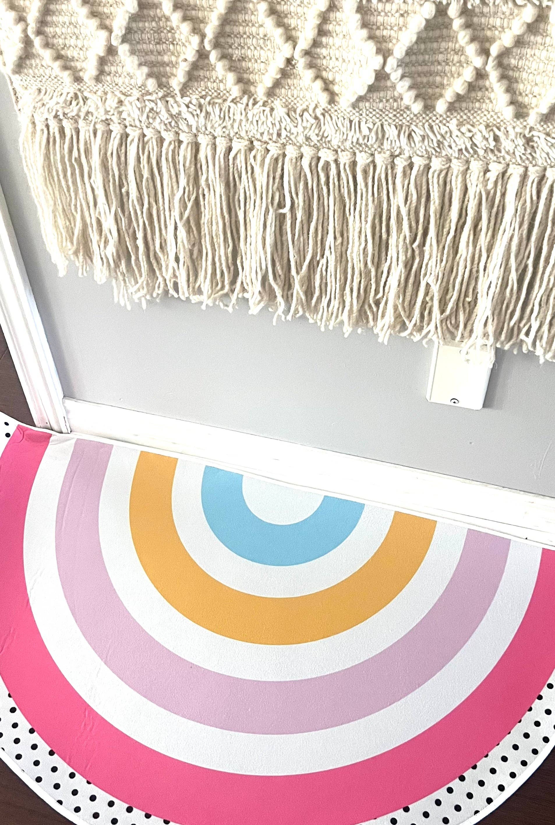 KIDS RAINBOW MAT-PLAYROOM MATS/NURSERY DECOR KIDS MATS