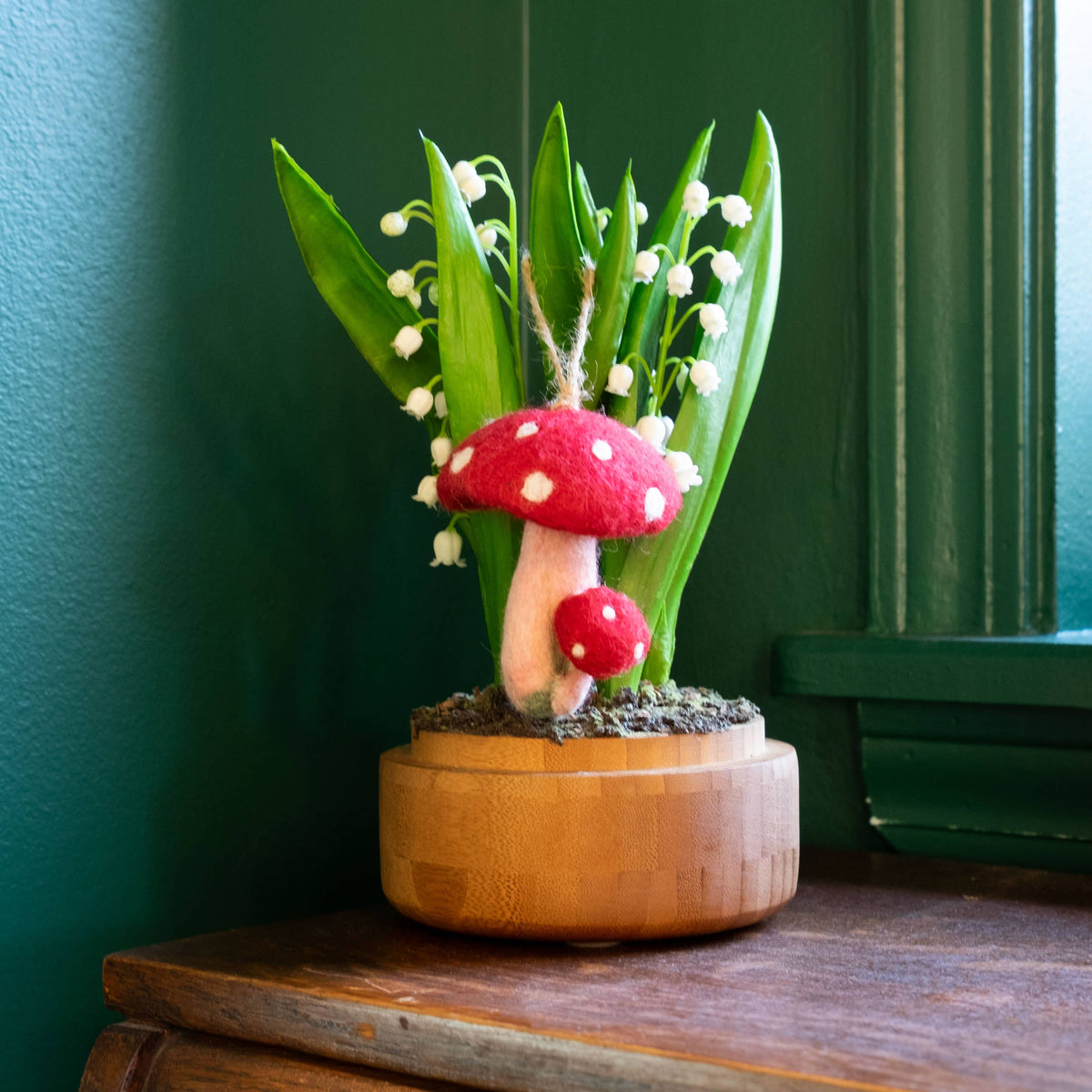 Ornament - Red Spotted Mushroom