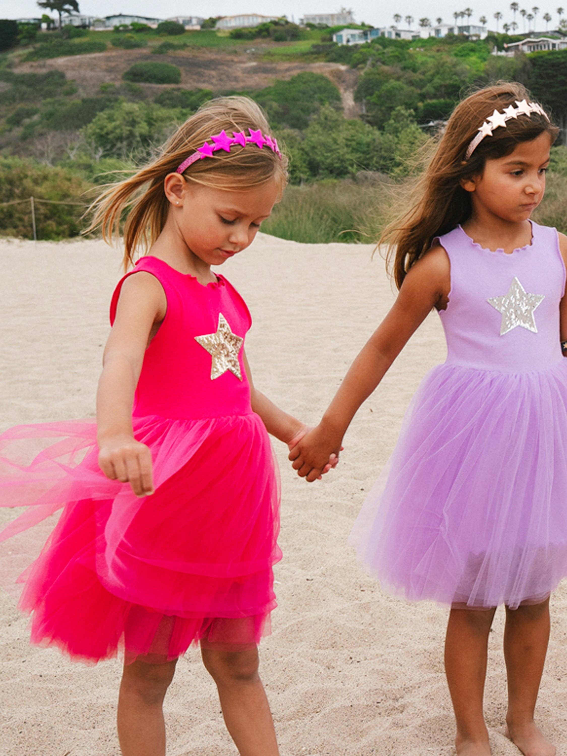 PH Star Tutu Dress: Purple