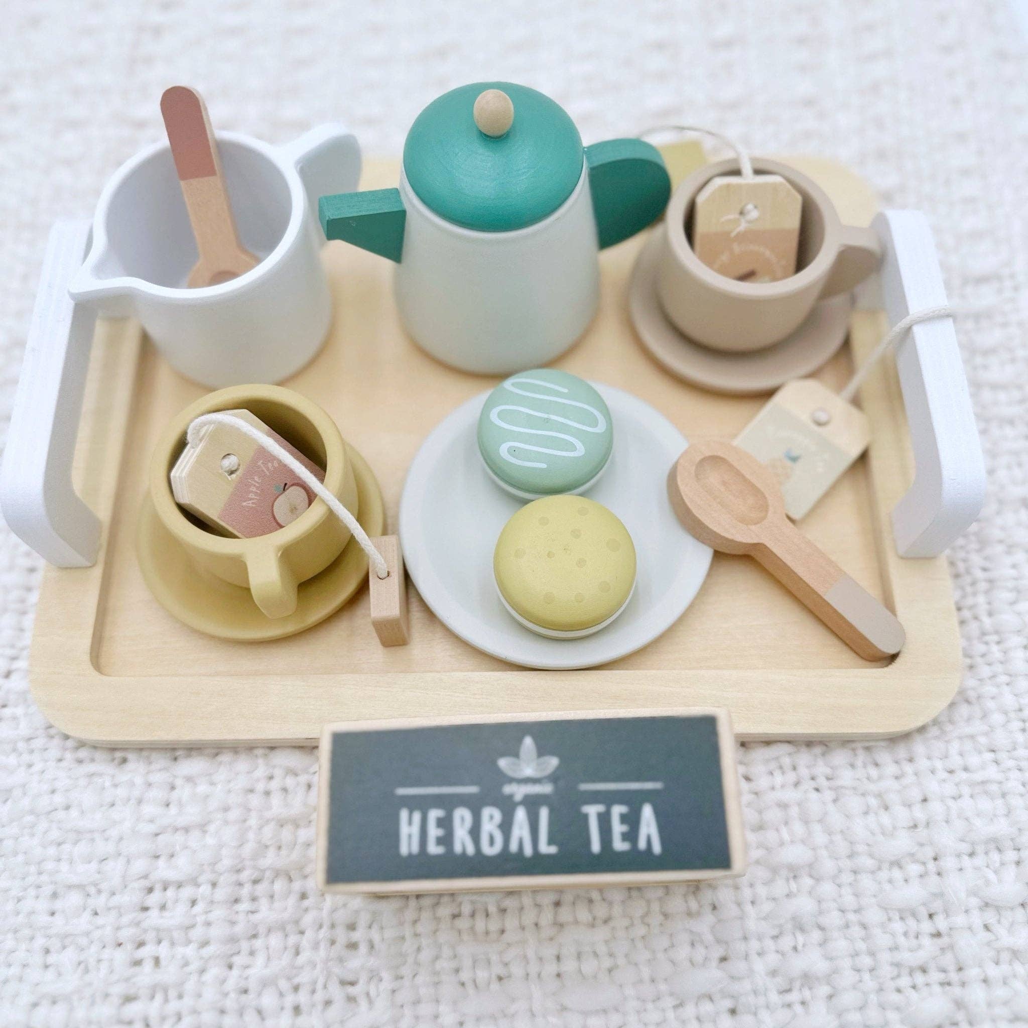 Wooden Tea Party Set – Pretend Play Tea Set Ages 3+