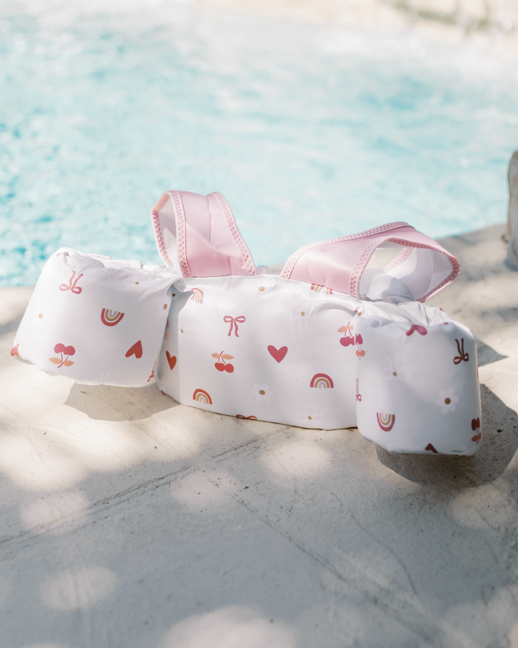 Little Swimmer Floatie - Toddler & Kids Swim Vest Floatie: Bows & Bloom