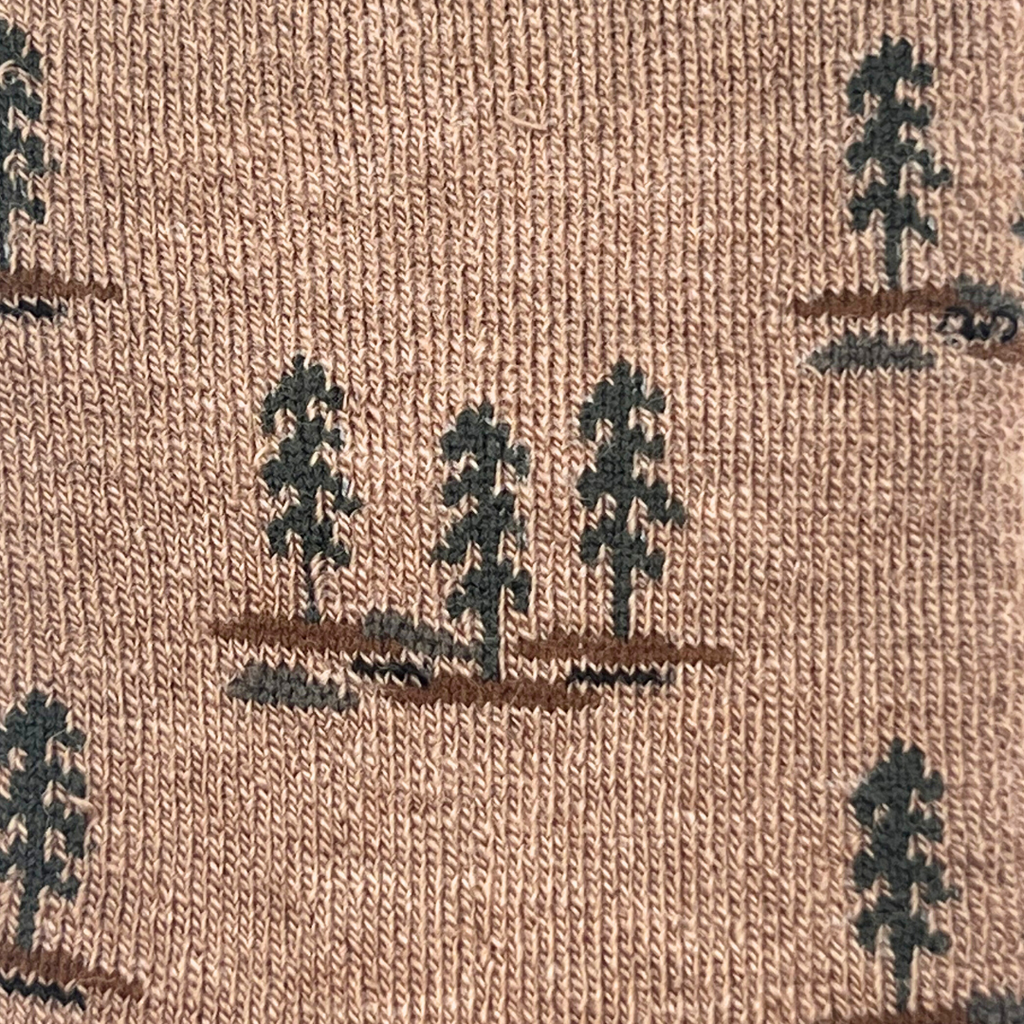 Kid's Bear & Trees Merino Crew Socks - Outdoor Adventure
