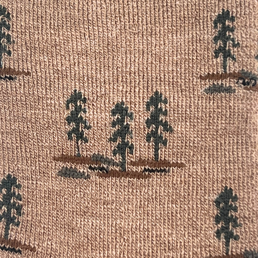 Kid's Bear & Trees Merino Crew Socks - Outdoor Adventure
