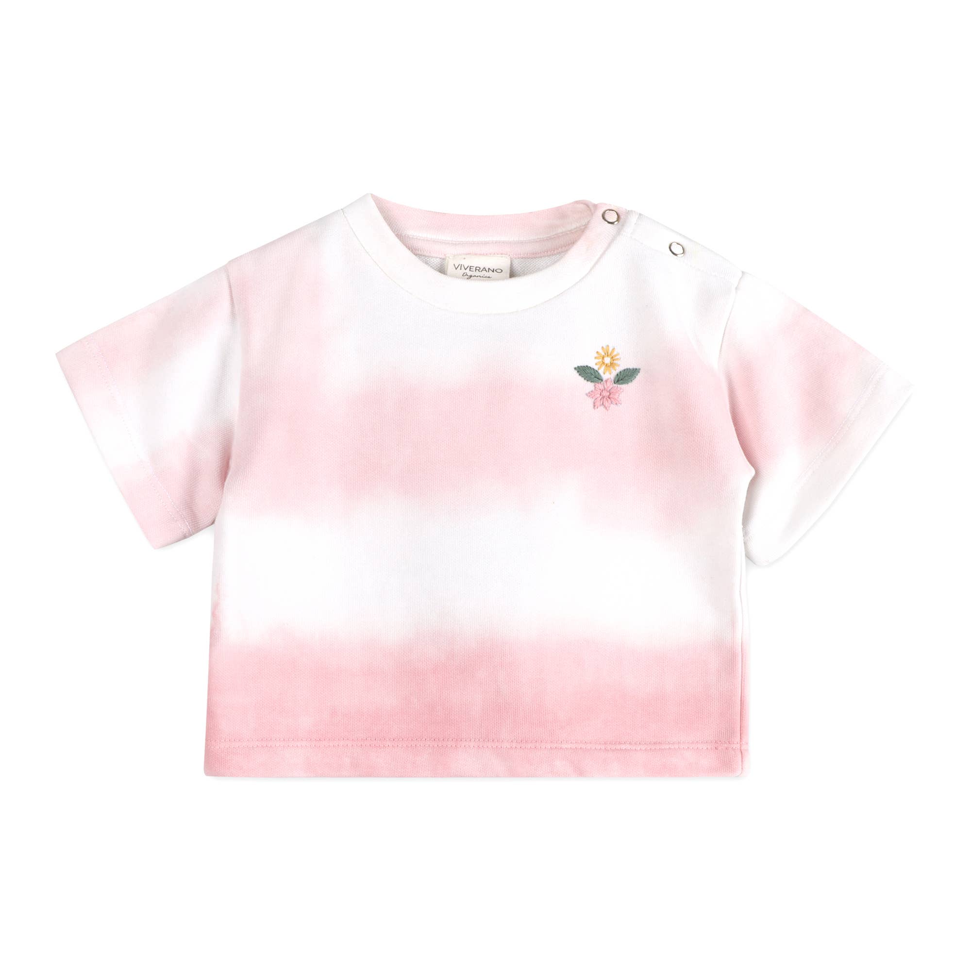 Tie Dye Cozy Baby Tee + Shorts Set Organic Jersey