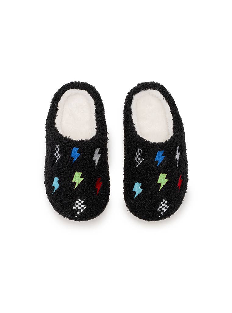 Indoor / Outdoor Slippers - Kids - Lightning Bolts