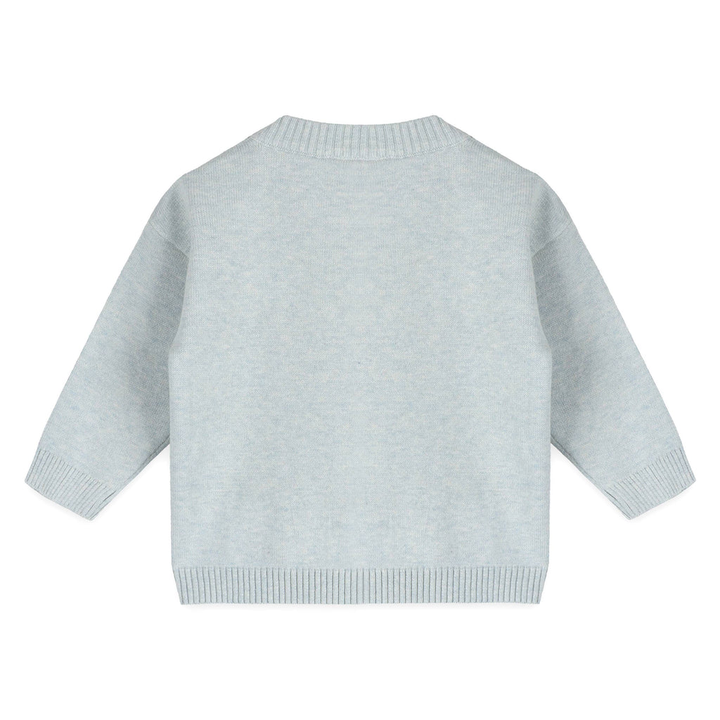 Airplane Organic Cotton Knit Baby Knit Pullover & Pant Set