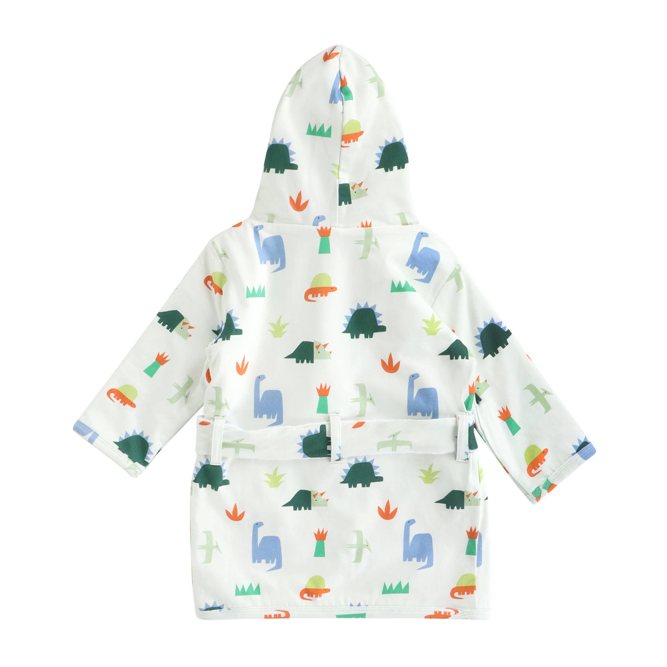 Dino Baby Bathrobe (Organic Jersey): Natural / One Size (0-12M)