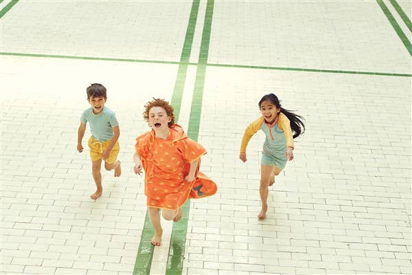 Pistachio Ribbed Kids Rash Guard