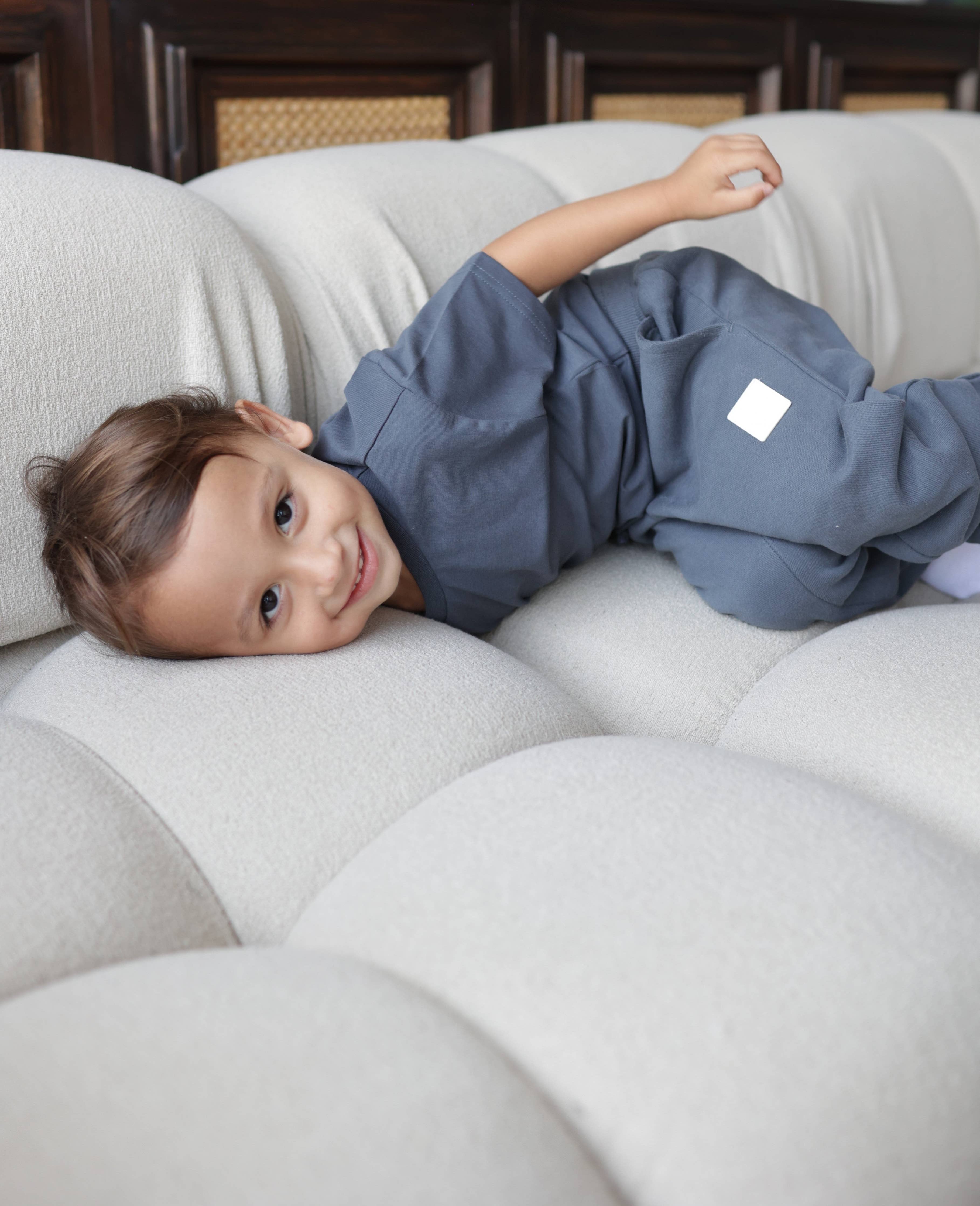 Kids Sweatpants - Organic French Terry Cotton  – Fjord