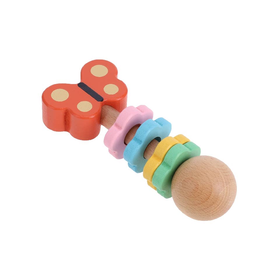 Butterfly Wooden Shaker