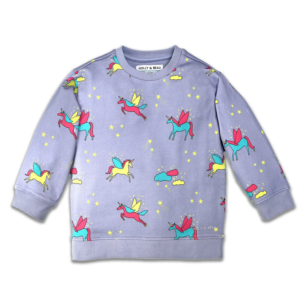 Organic Cotton Unicorn Kids Sweatshirt