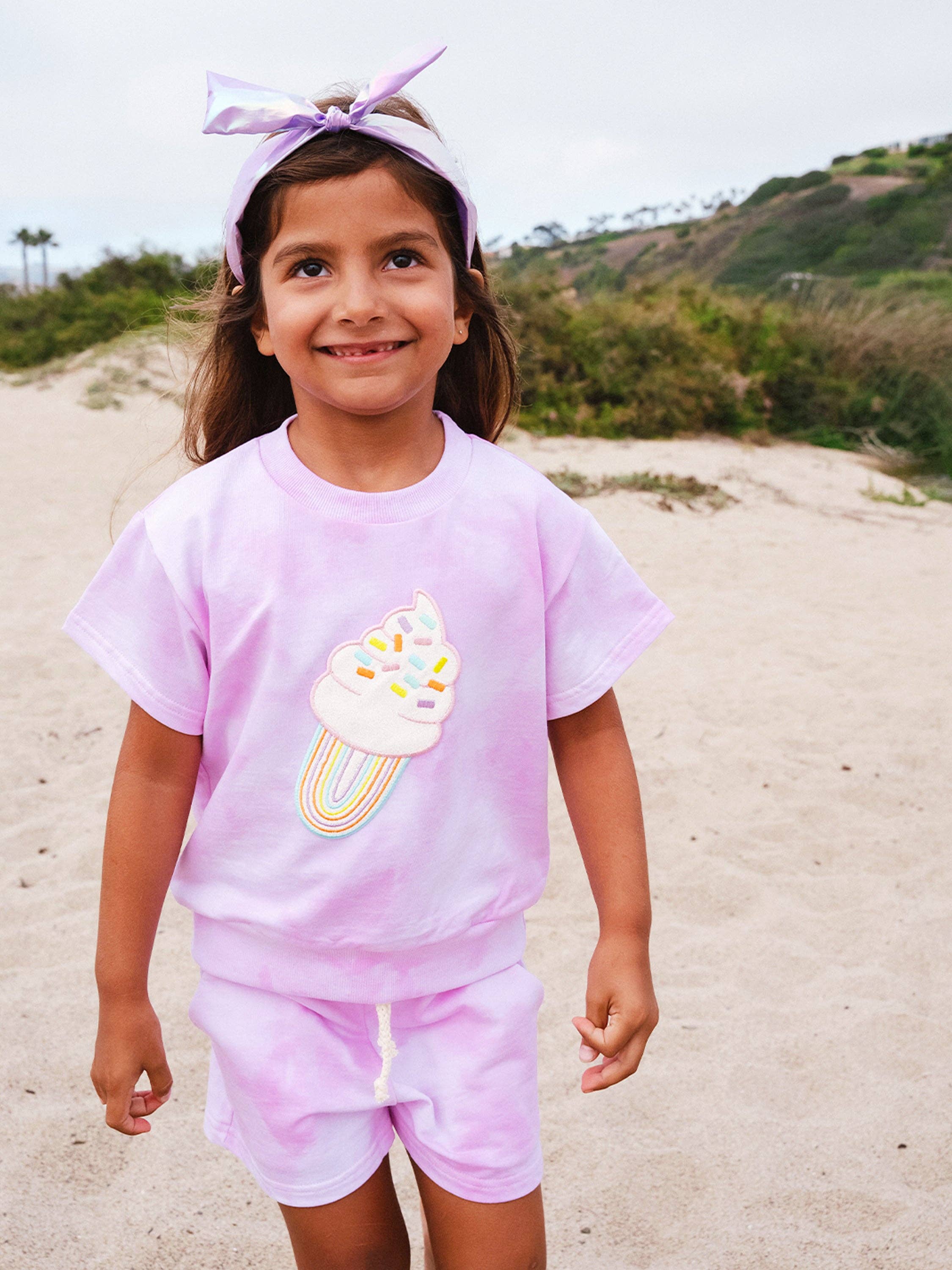 Violet Ice Cream Set: Pink