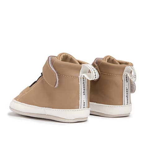 MR MUSTARD - SHOOSHOOS BABY SHOES SNEAKERS BOOTIE: Brown