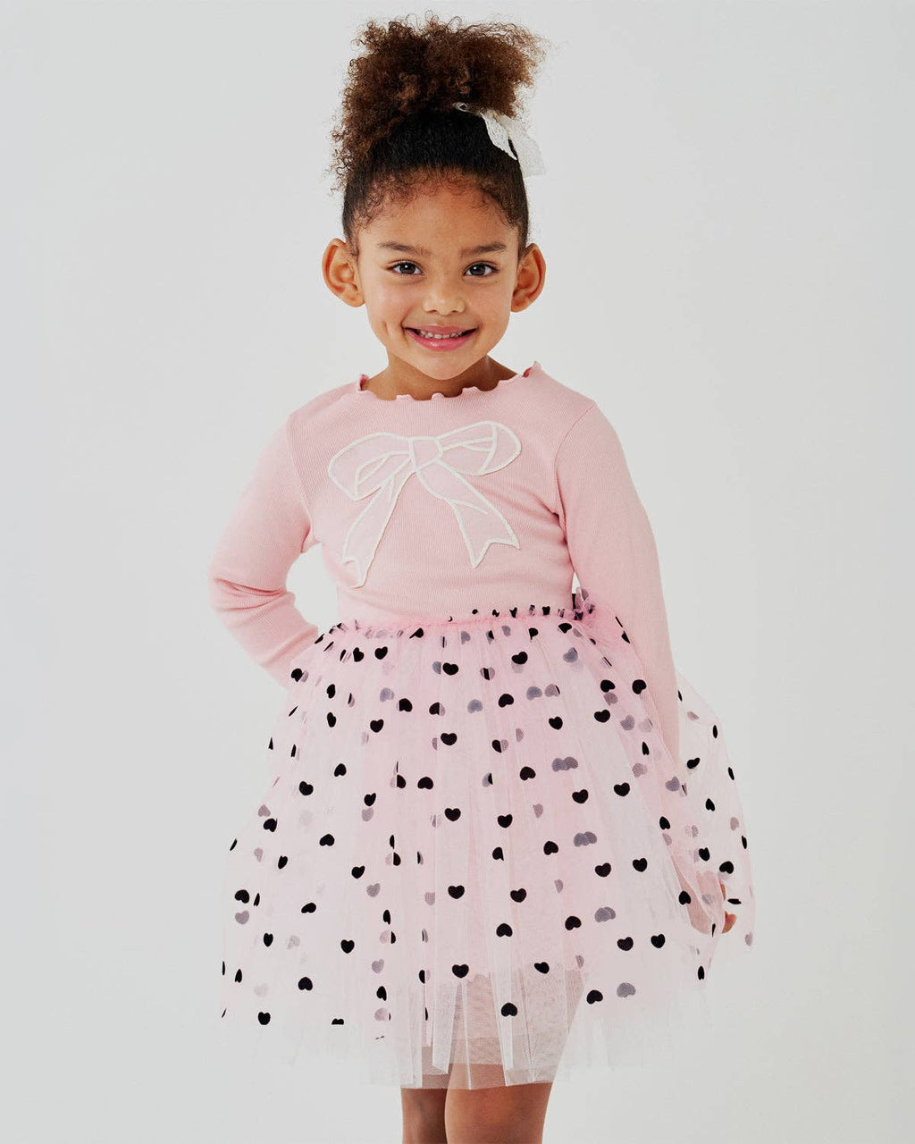 Heart Bow Tutu: Peach / 5