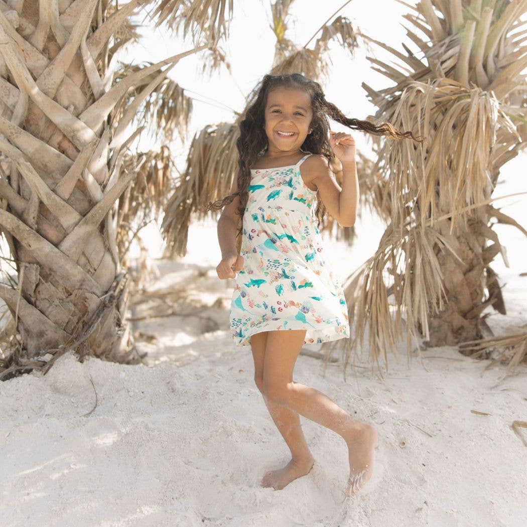 Coral Reef Bamboo Sundress