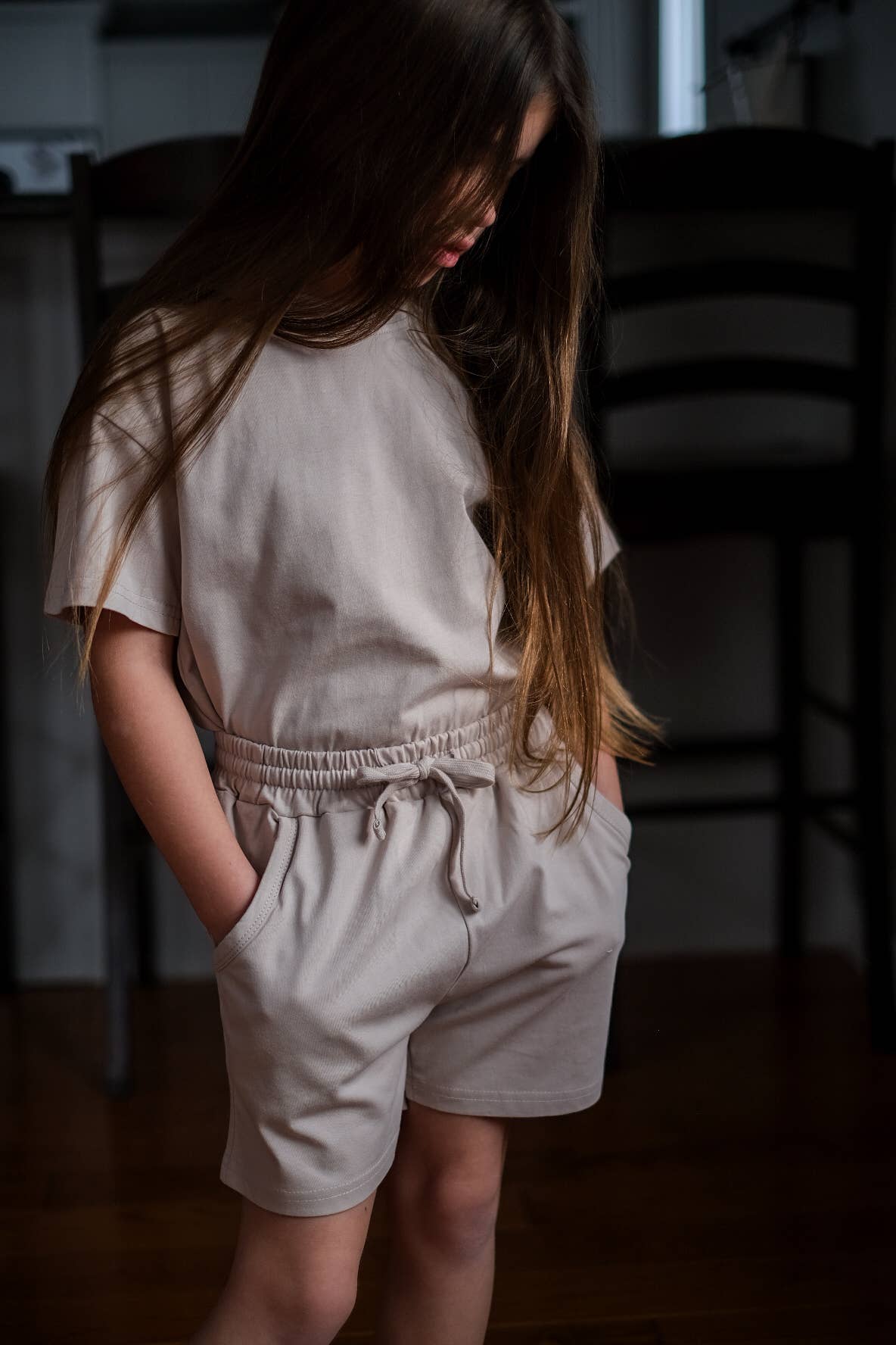 Organic Cotton Short Set - Soft Sandstone
