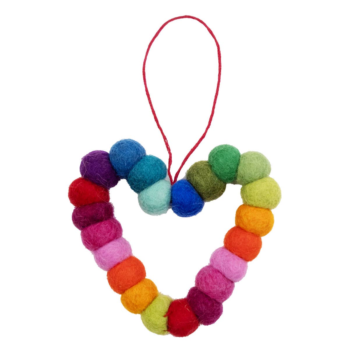 Ornament - Rainbow Heart - NEW!