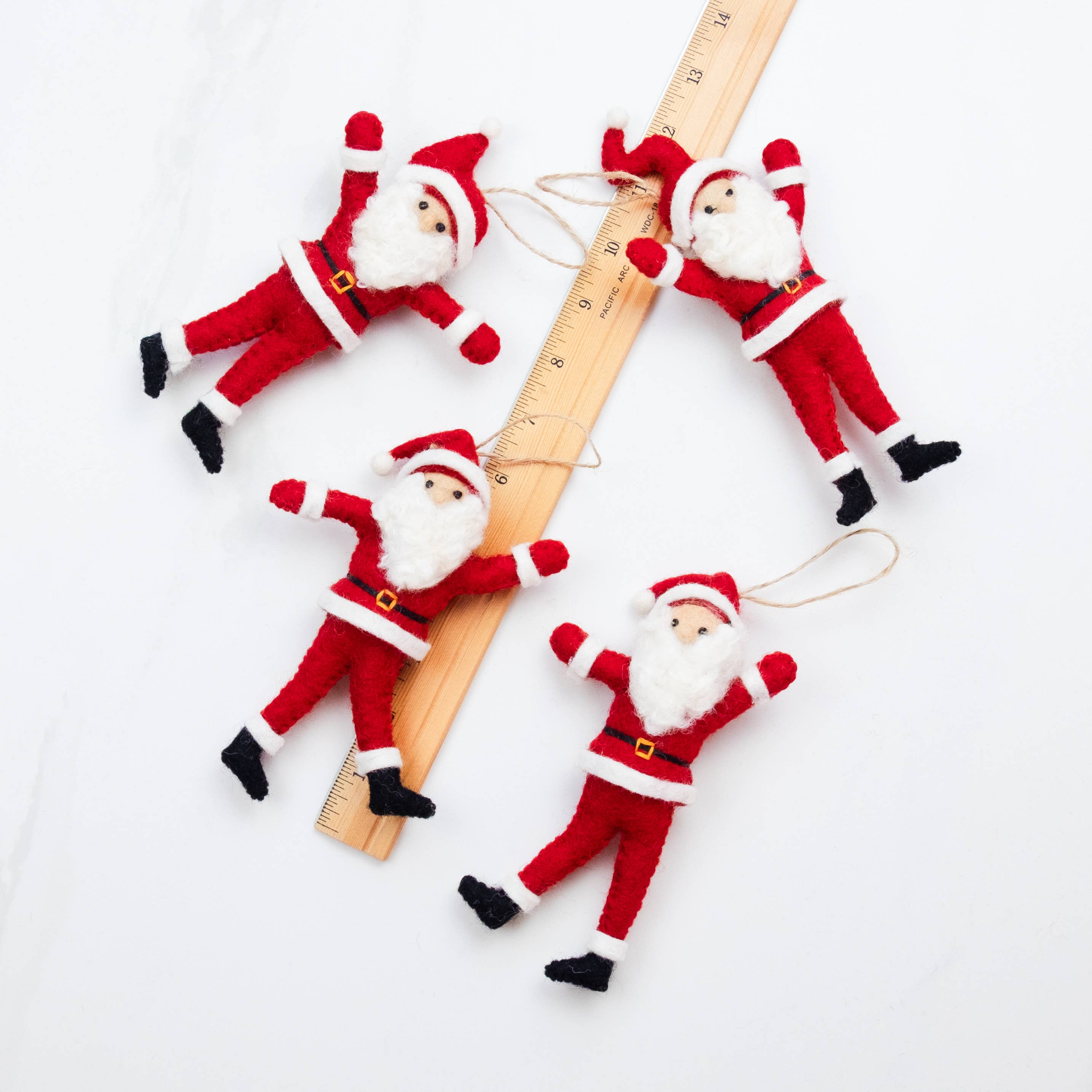 Ornament - Felt Dancing Santa