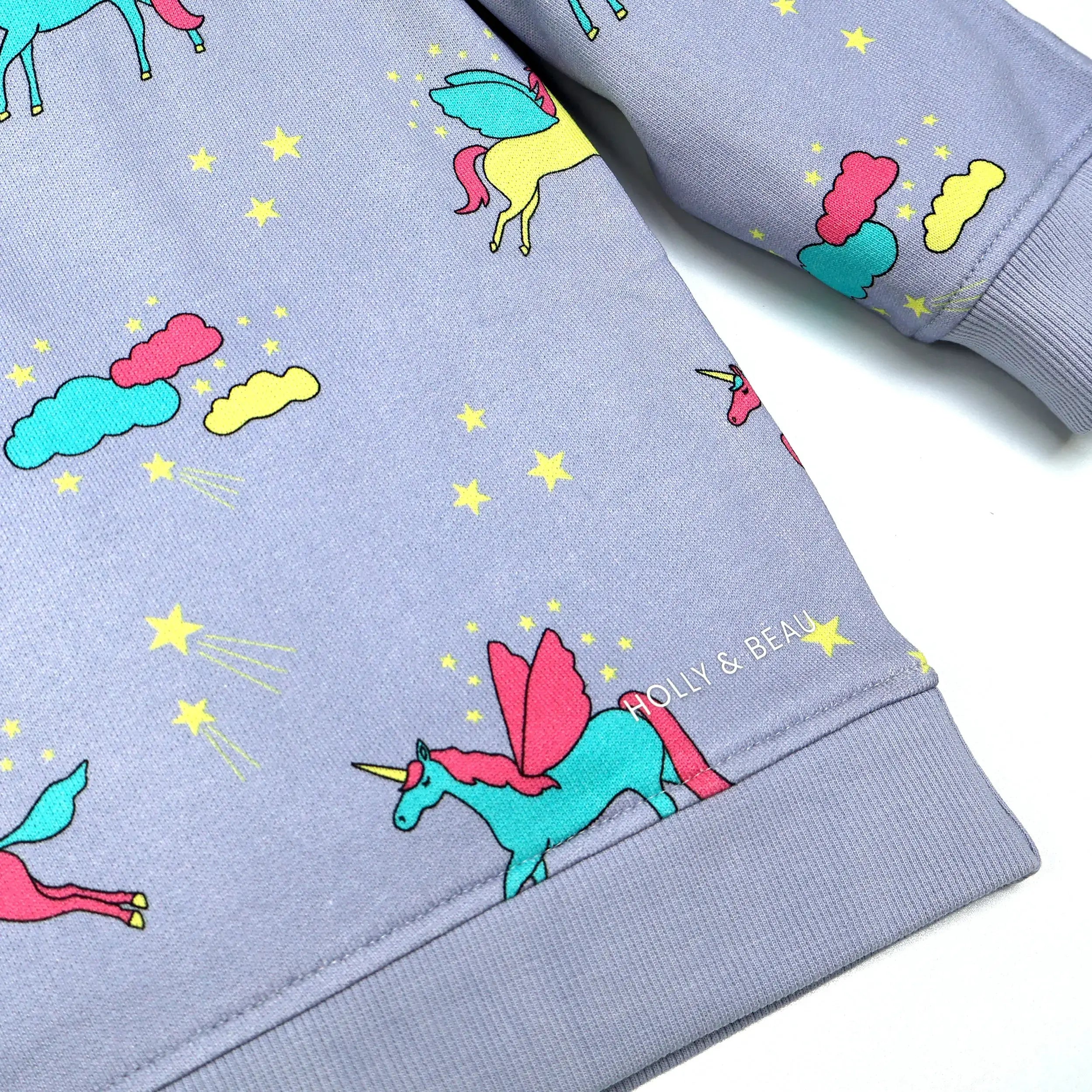 Organic Cotton Unicorn Kids Sweatshirt
