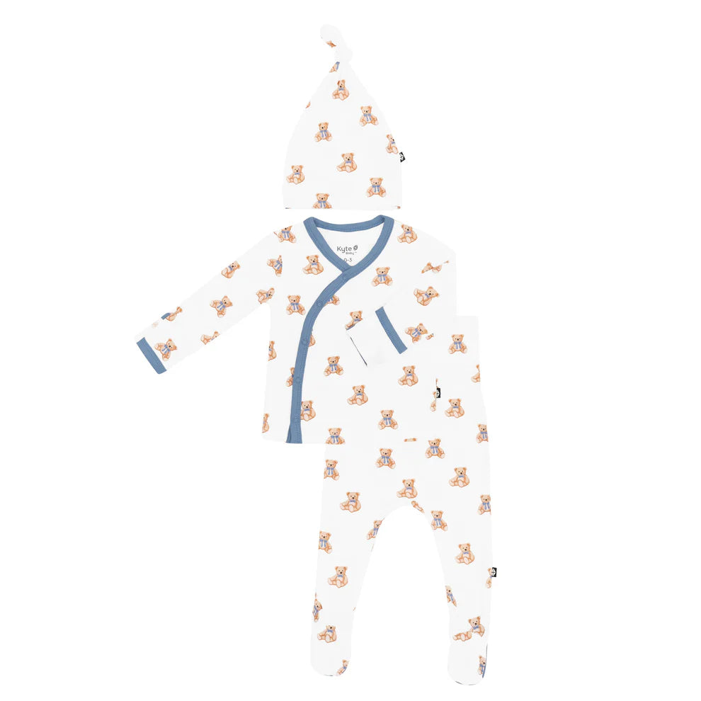 Pyjama à fermeture éclair rose poudré 