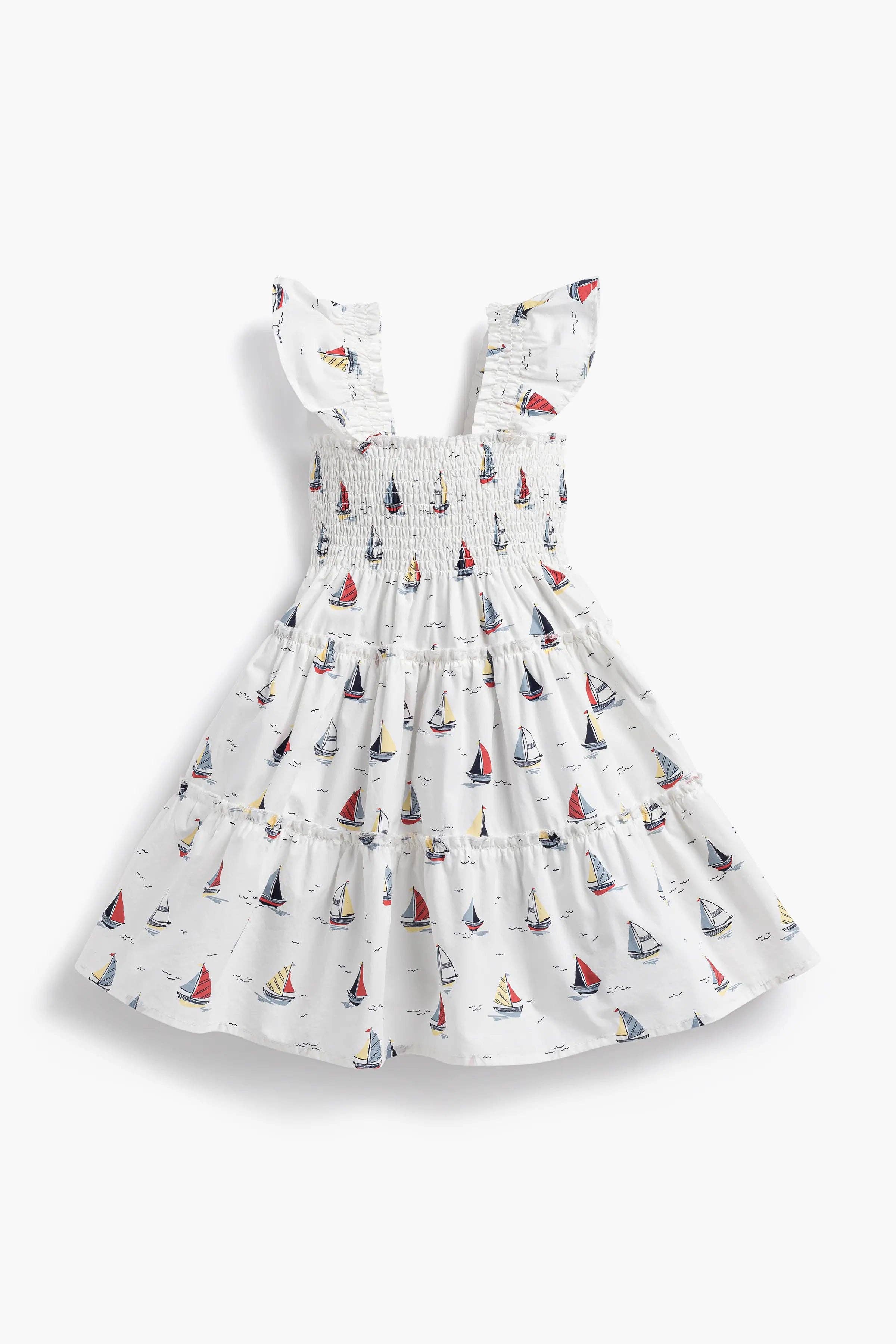 Flutter Sleeve Dress Little Skippers