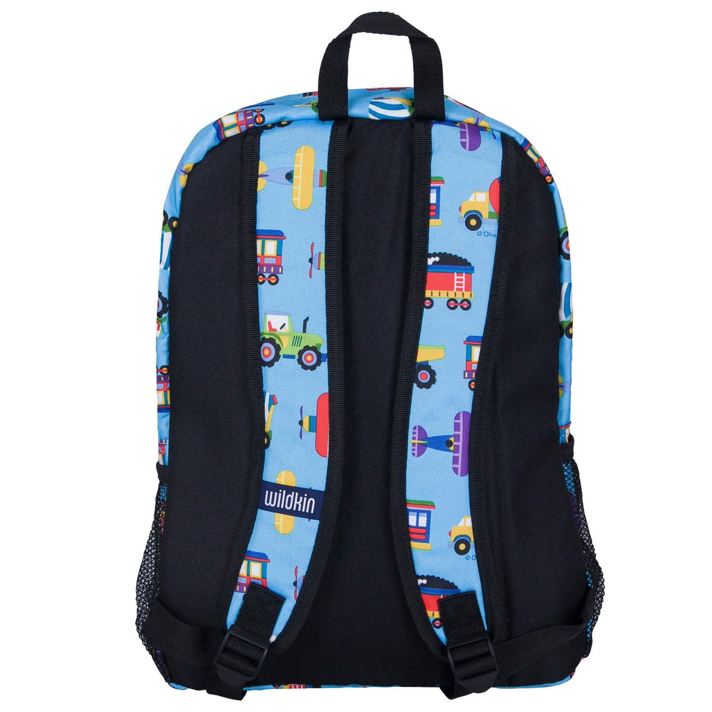 Trains Planes and Trucks Backpack - 16 Inch