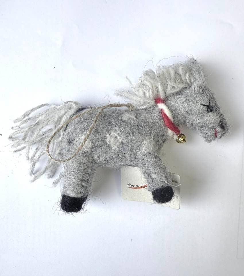 Ornament - Horse with Holly