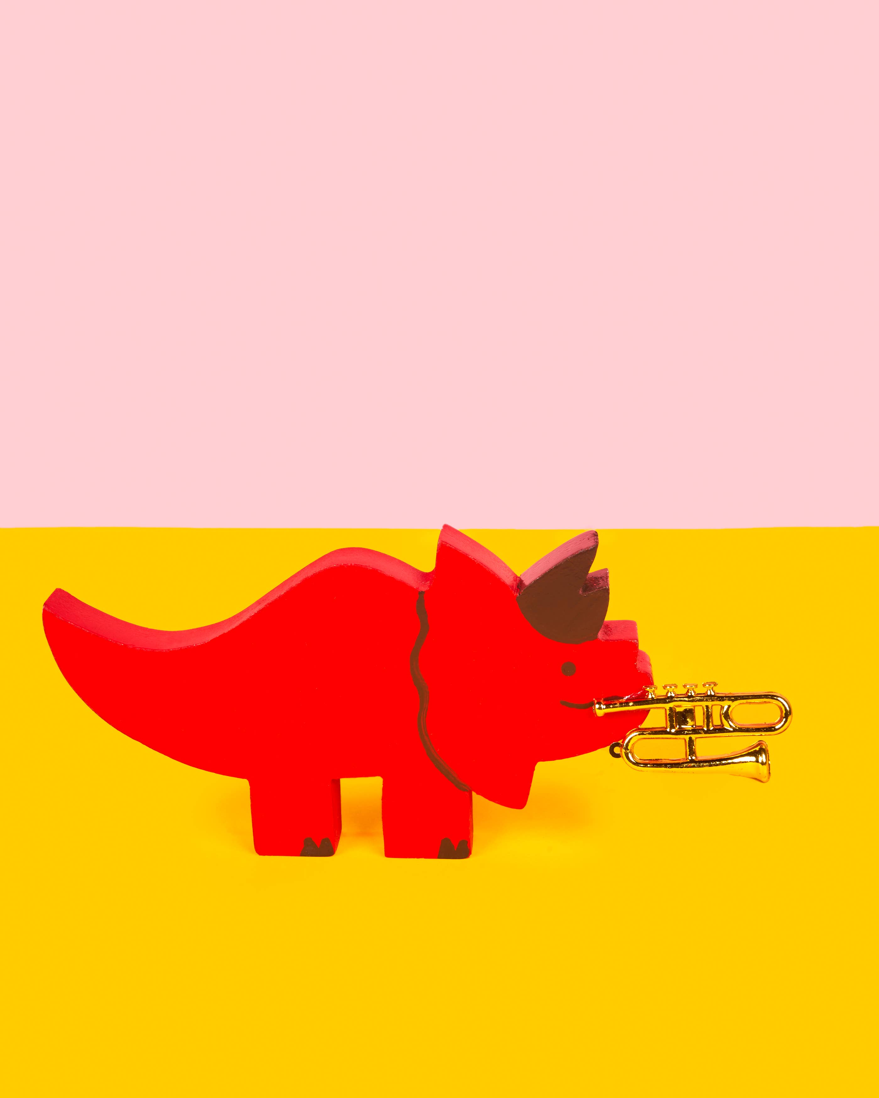 Ensemble de jouets dinosaures en bois faits à la main et issus du commerce équitable - 4 pièces