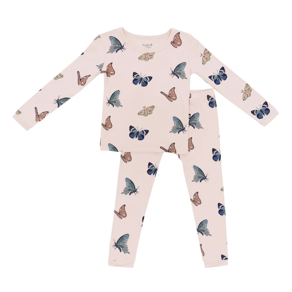 Kyte Baby Blush Butterfly Pyjamas