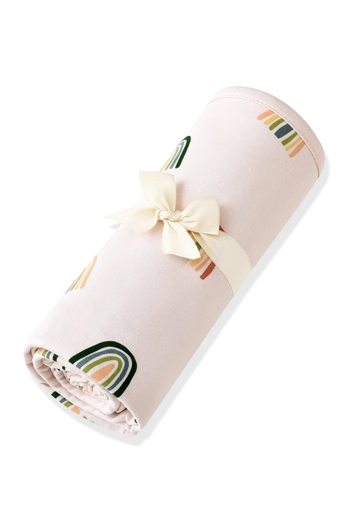 Kyte Baby Retro Rainbow Swaddle Blanket
