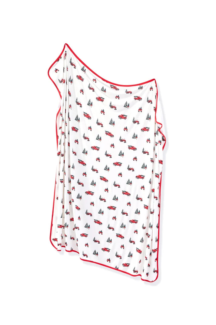 Kyte Baby Holiday Tree Farm Swaddle Blanket