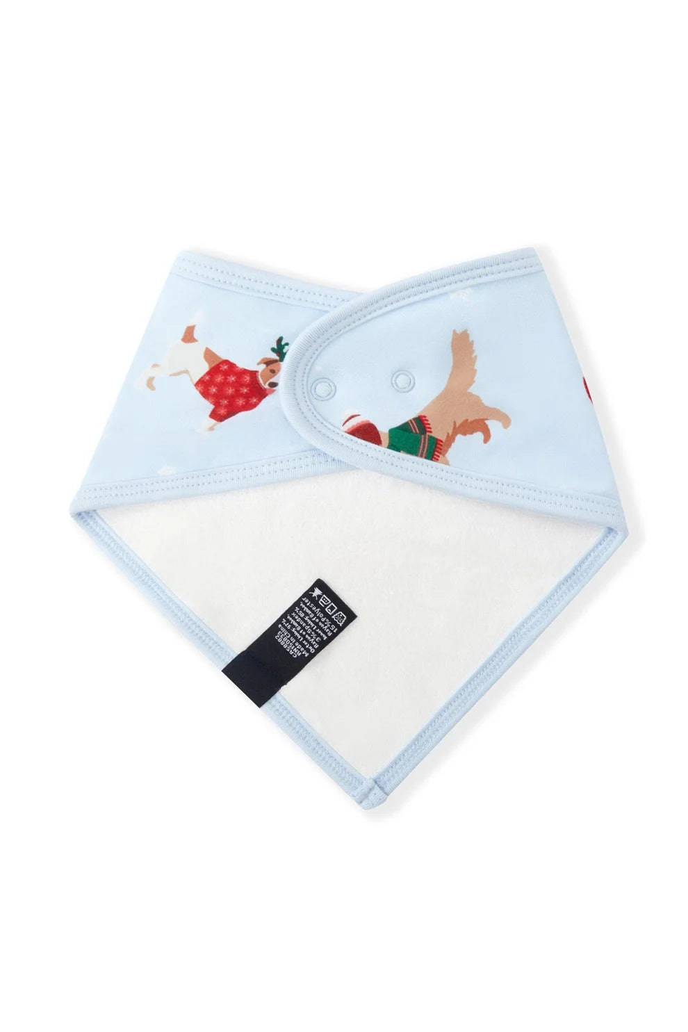 Bib in Holiday Pups