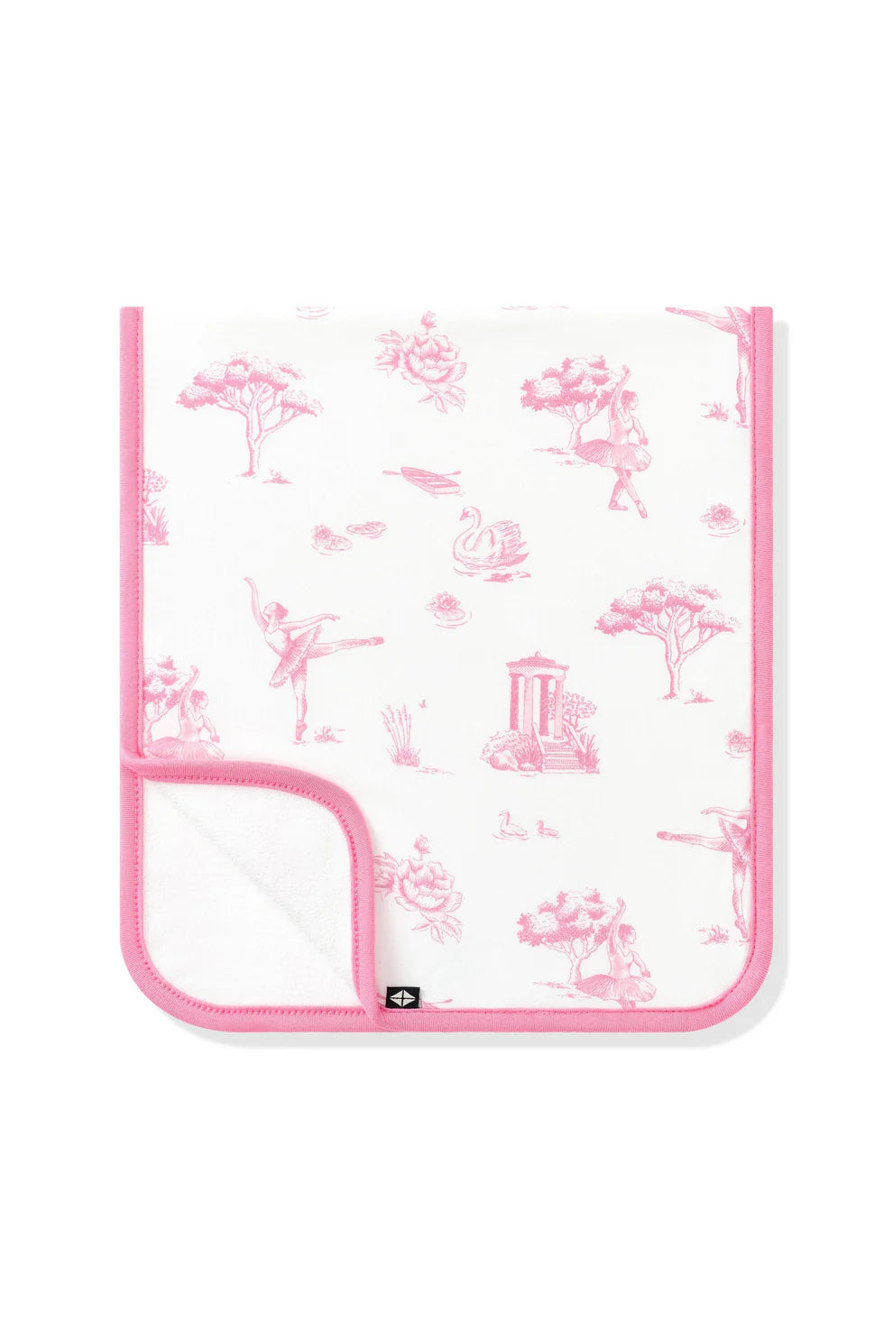 Kyte Baby Toile Ballet Burp Cloth
