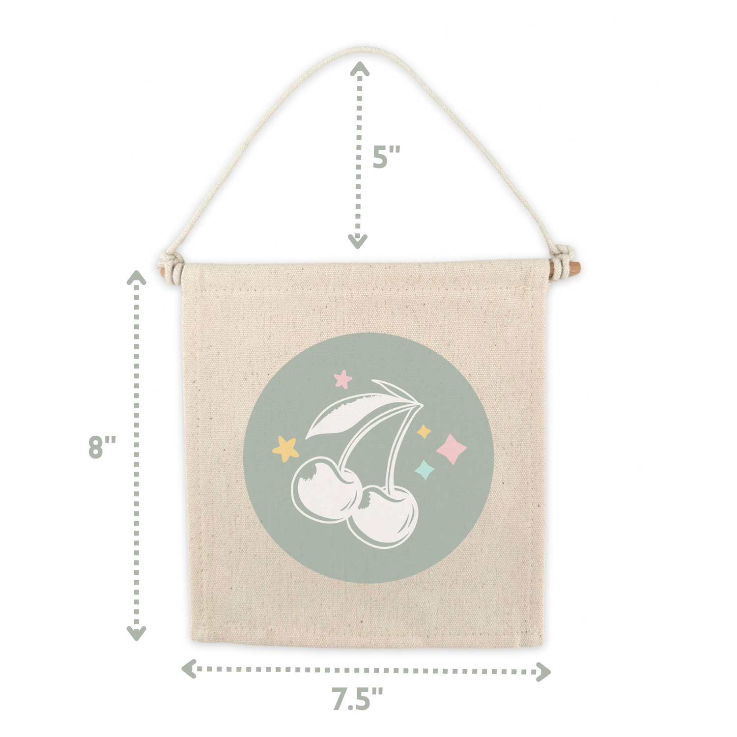 The Most Wonderful Time of The Year Christmas Canvas Hang Sign