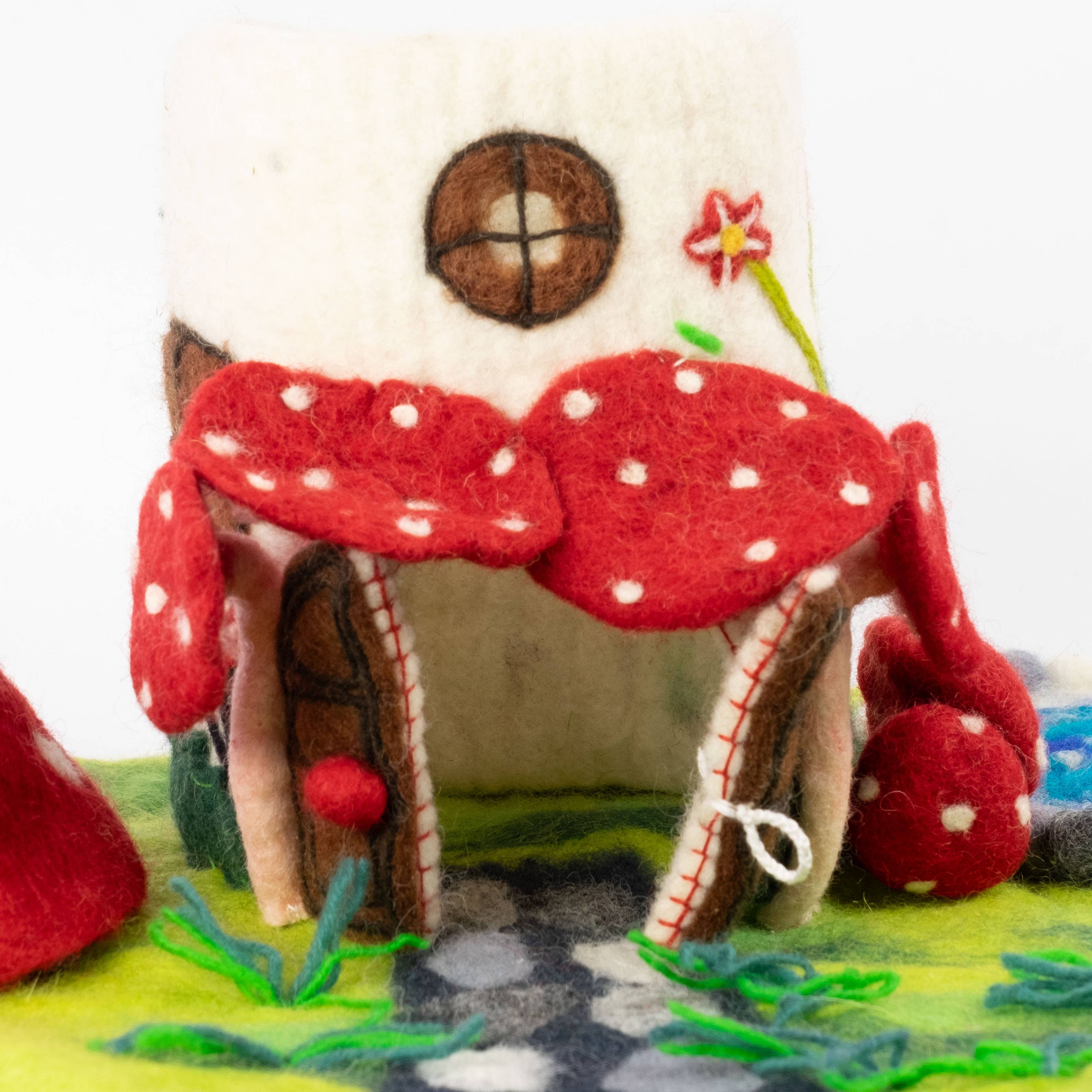 Finger Puppets - Activity Kit - Felt Magic Mushroom House
