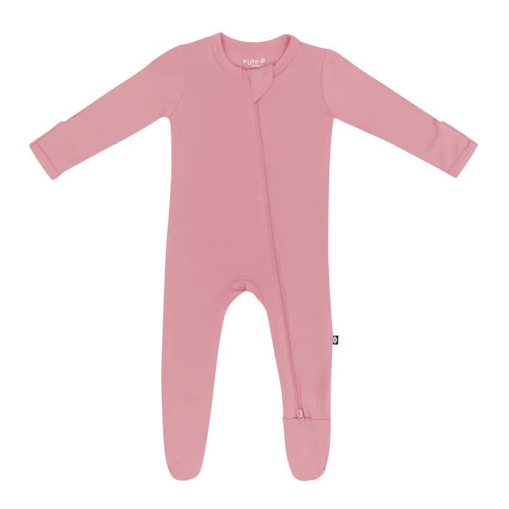 Kyte Baby Apple Blossom Zippered Footie Pajama